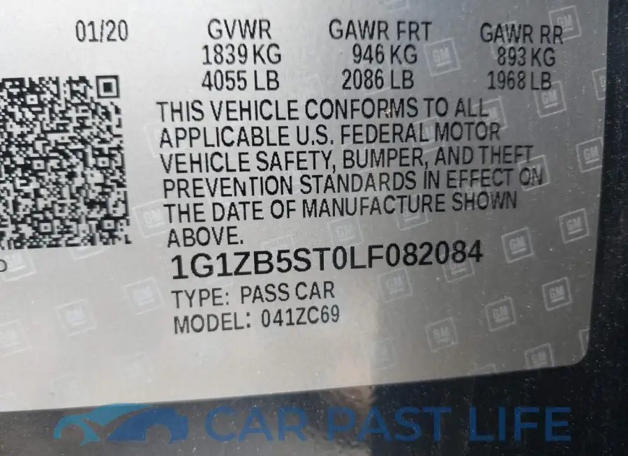 1G1ZB5ST0LF082084# 9