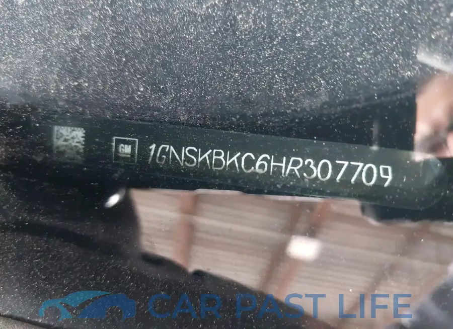 1GNSKBKC6HR307709# 17