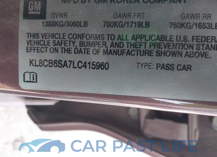 KL8CB6SA7LC415960# 9