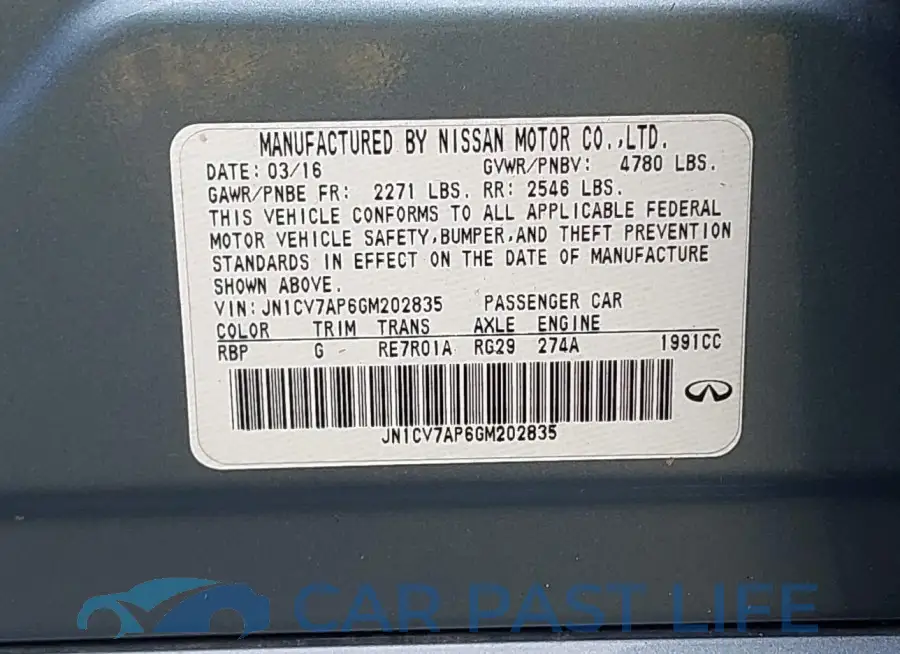 JN1CV7AP6GM202835# 9
