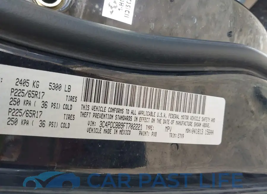 3C4PDCBB9FT702221# 9