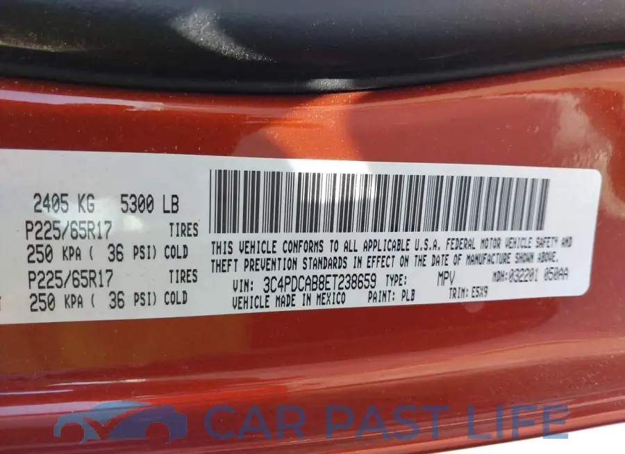 3C4PDCAB8ET238659# 9