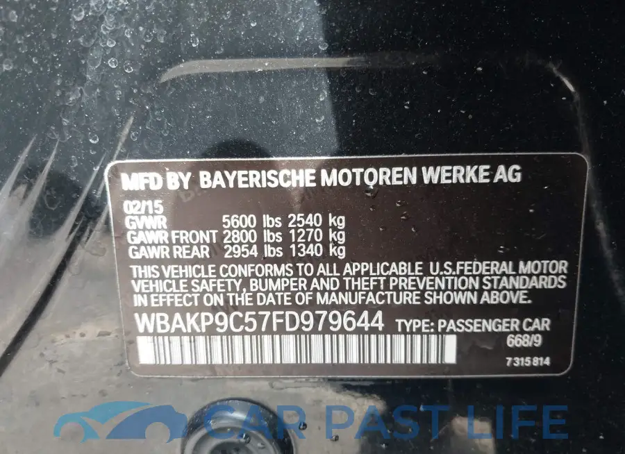 WBAKP9C57FD979644# 9