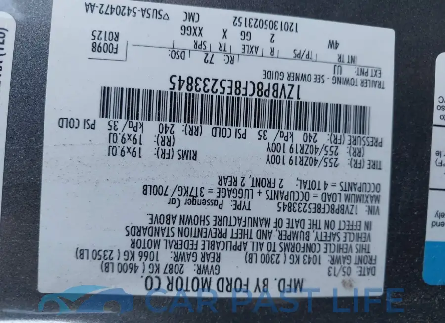 1ZVBP8CF8E5233845# 9