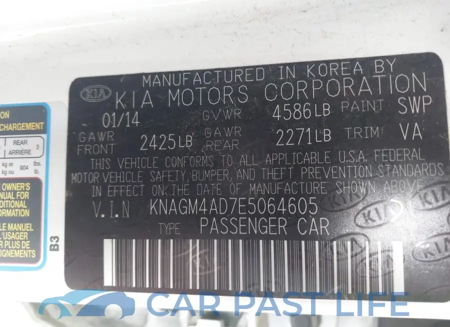 KNAGM4AD7E5064605# 9