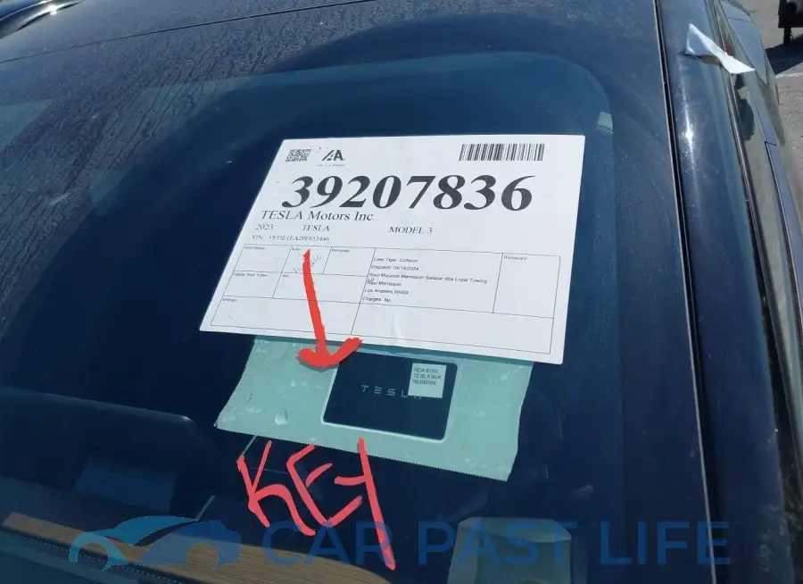 5YJ3E1EA2PF653446# 11