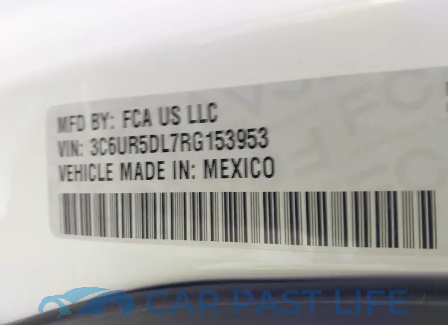 3C6UR5DL7RG153953# 9