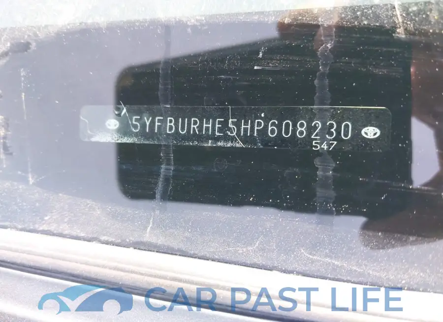 5YFBURHE5HP608230# 9