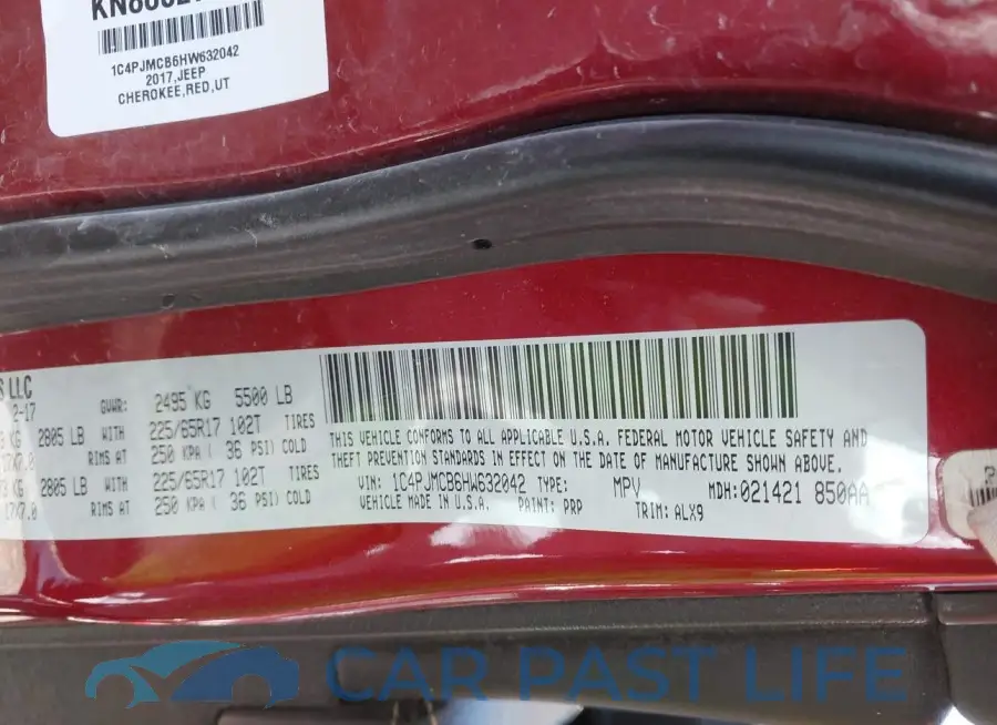 1C4PJMCB6HW632042# 9