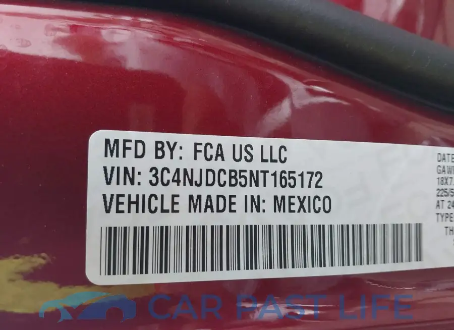 3C4NJDCB5NT165172# 9