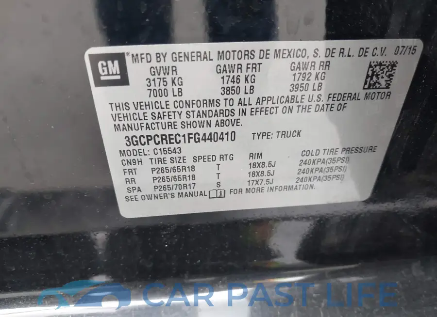 3GCPCREC1FG440410# 9