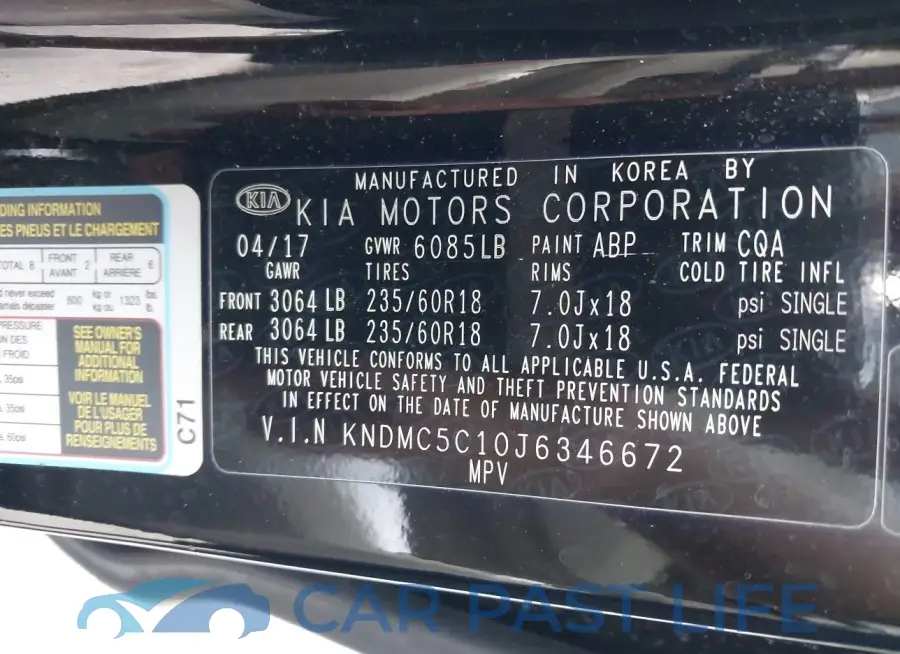 KNDMC5C10J6346672# 9