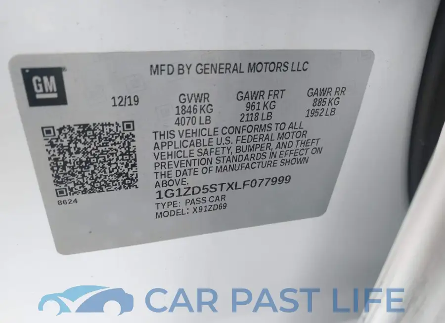 1G1ZD5STXLF077999# 9