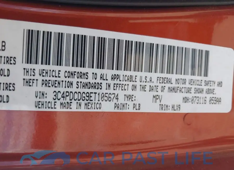 3C4PDCDG9ET105674# 9