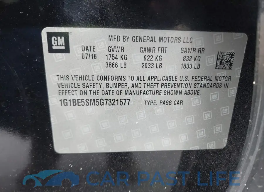 1G1BE5SM5G7321677# 9
