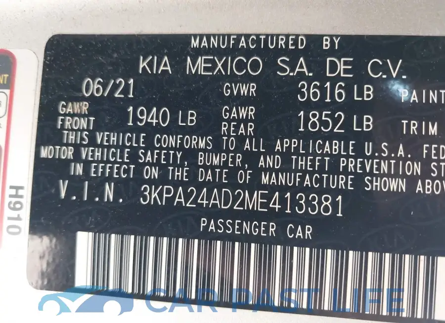 3KPA24AD2ME413381# 9