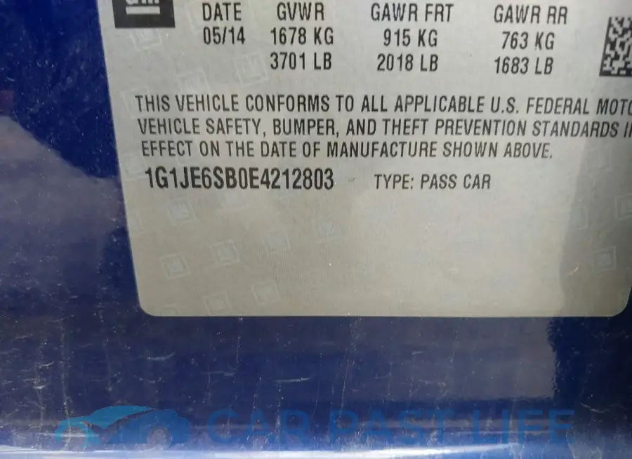 1G1JE6SB0E4212803# 9