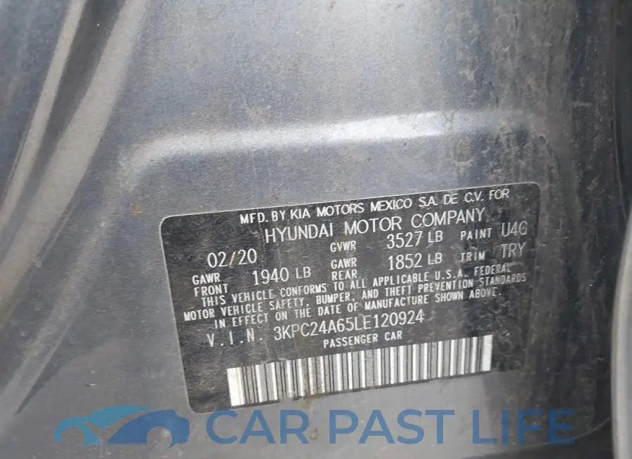 3KPC24A65LE120924# 9