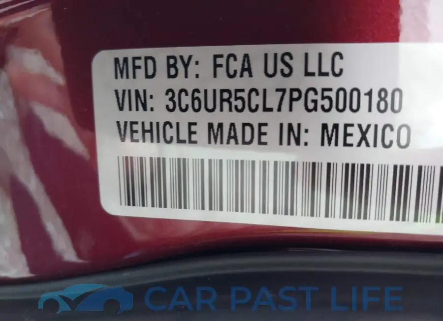 3C6UR5CL7PG500180# 9