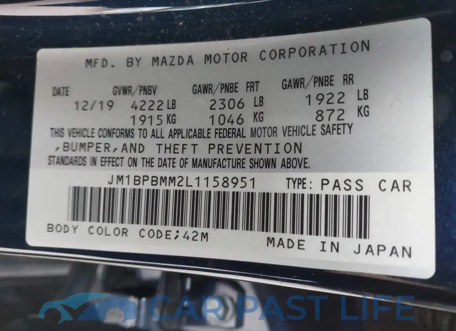 JM1BPBMM2L1158951# 9