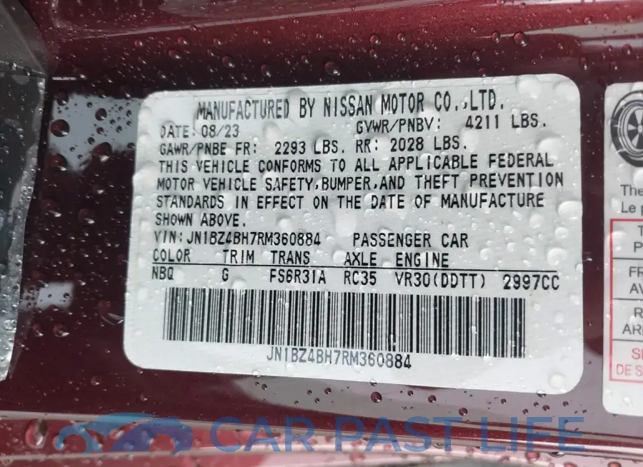 JN1BZ4BH7RM360884# 9
