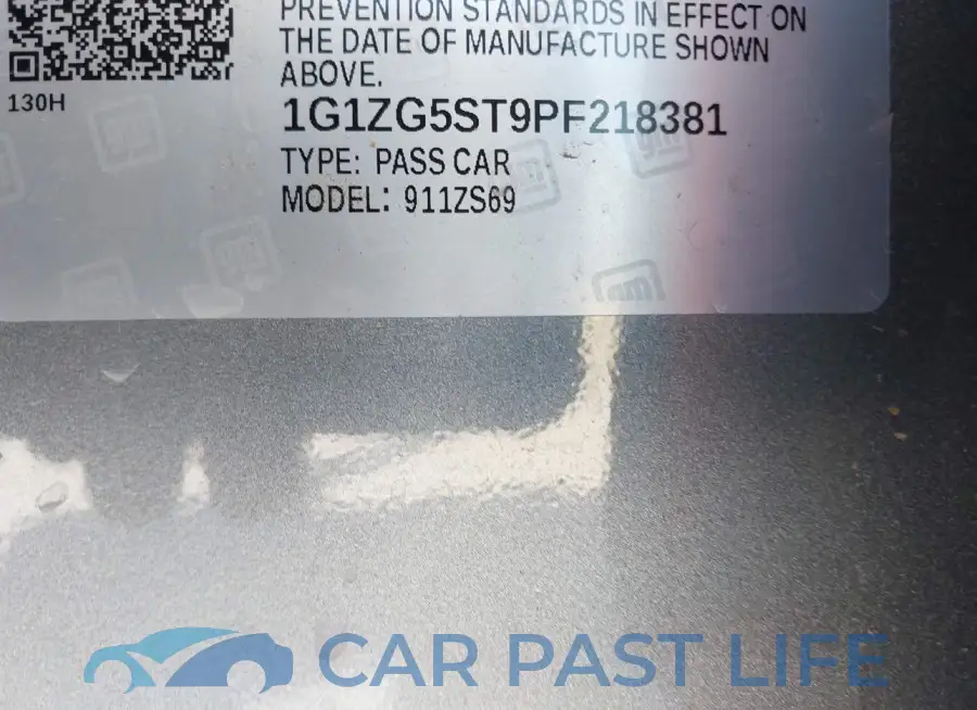1G1ZG5ST9PF218381# 9