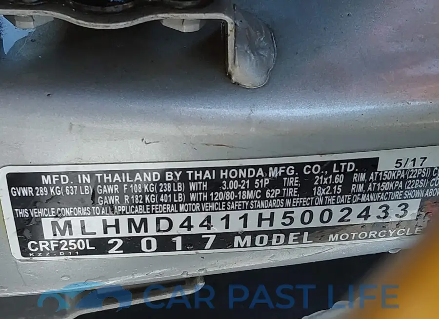 MLHMD4411H5002433# 10