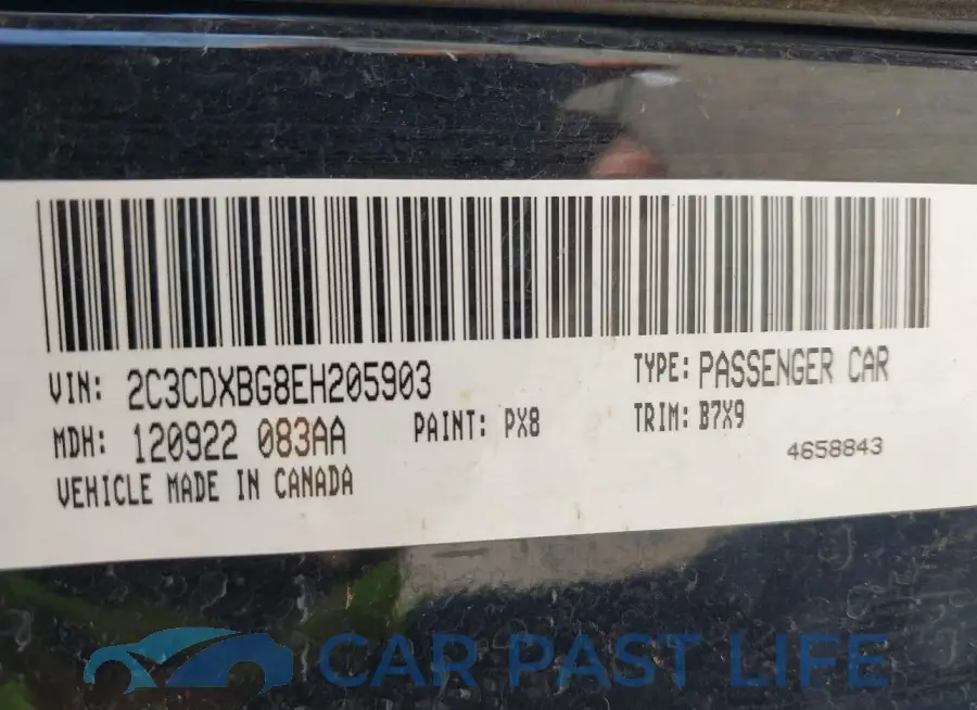 2C3CDXBG8EH205903# 9