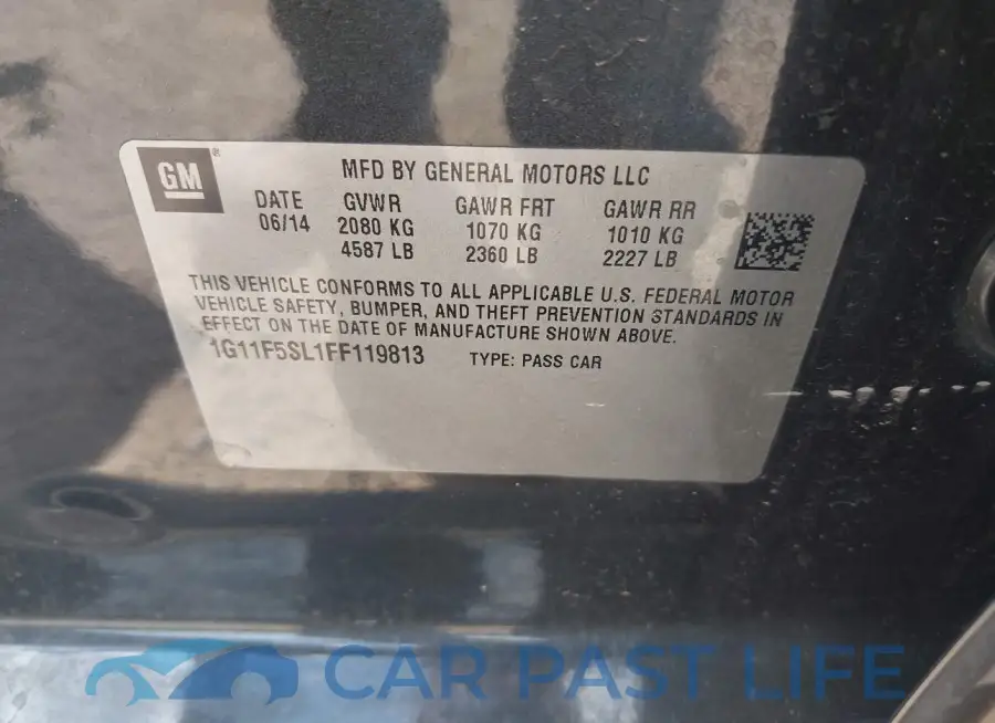1G11F5SL1FF119813# 9