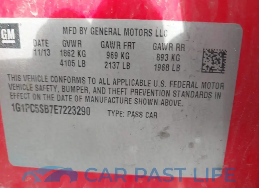 1G1PC5SB7E7223290# 9