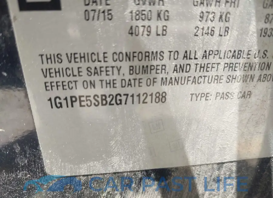 1G1PE5SB2G7112188# 9