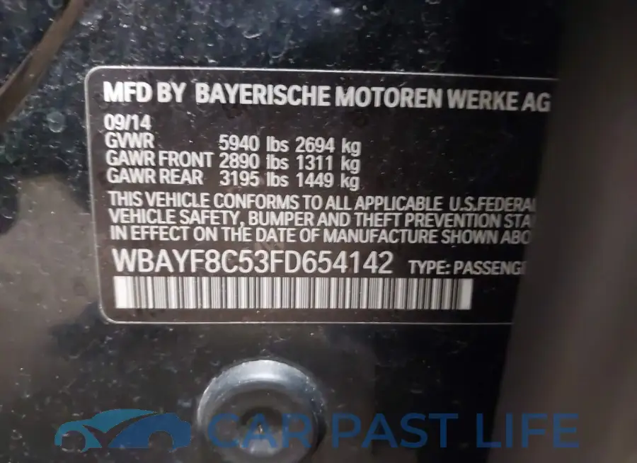 WBAYF8C53FD654142# 9