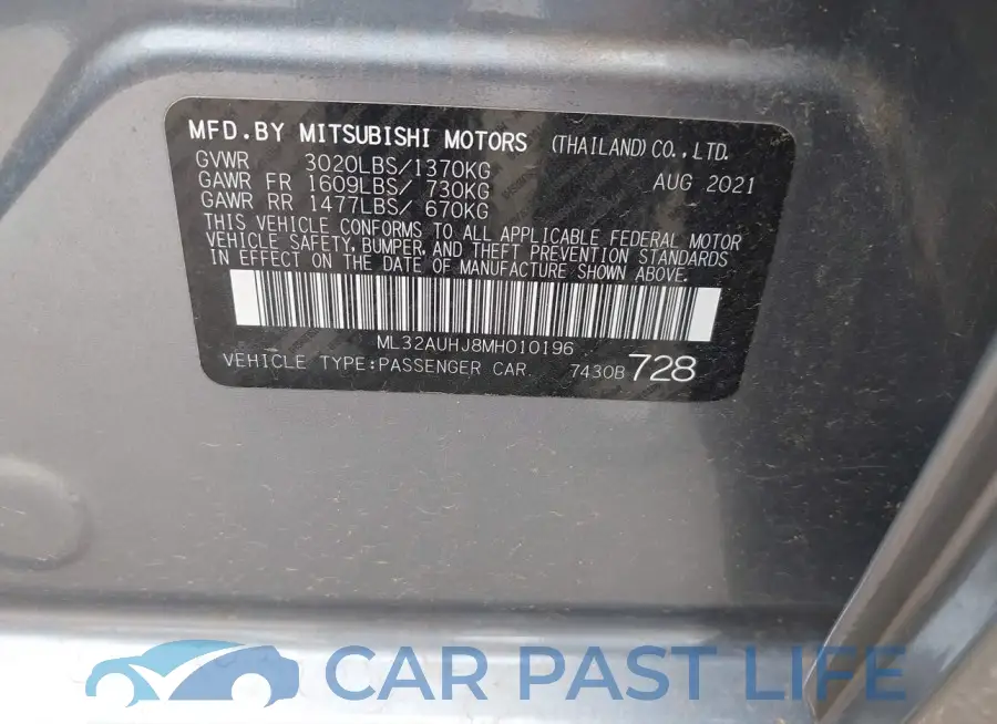 ML32AUHJ8MH010196# 9