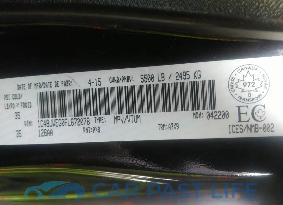 1C4BJWEG0FL672078# 9