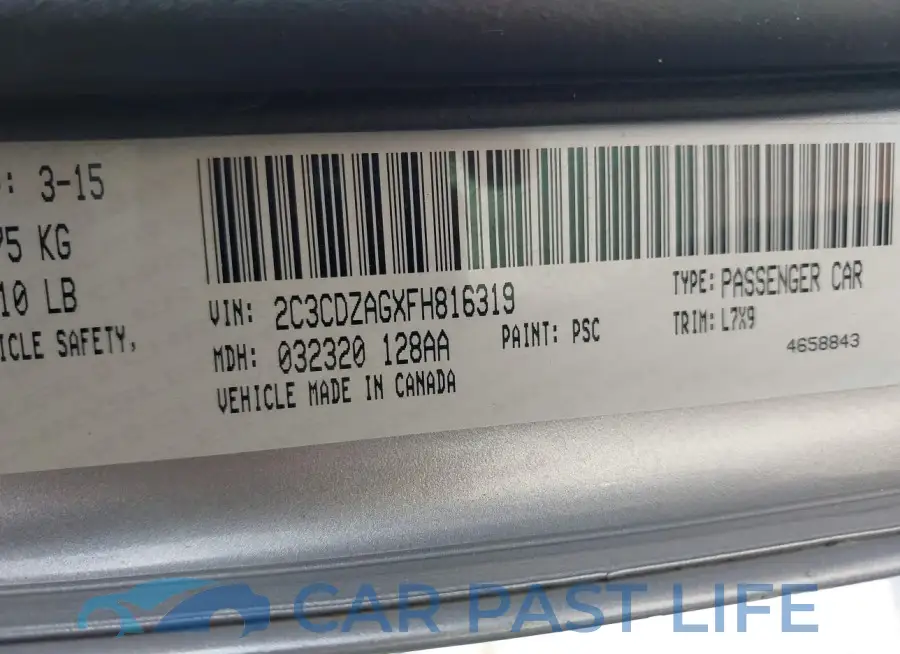 2C3CDZAGXFH816319# 9