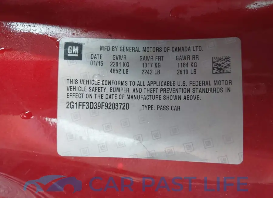 2G1FF3D39F9203720# 9