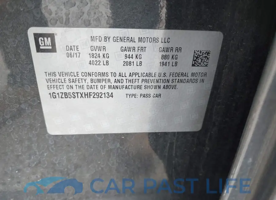 1G1ZB5STXHF292134# 9