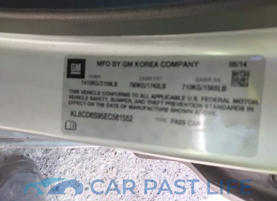 KL8CD6S95EC561552# 7
