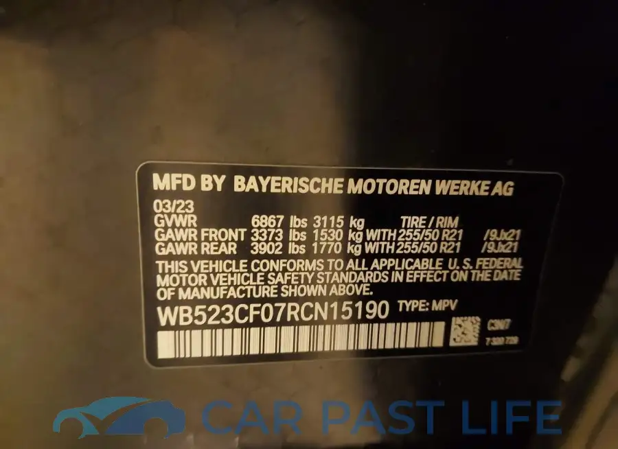 WB523CF07RCN15190# 9