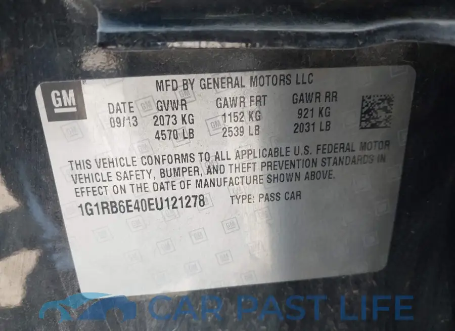 1G1RB6E40EU121278# 9