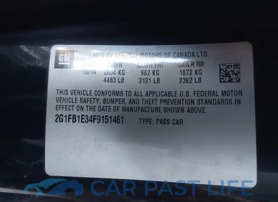 2G1FB1E34F9151461# 9