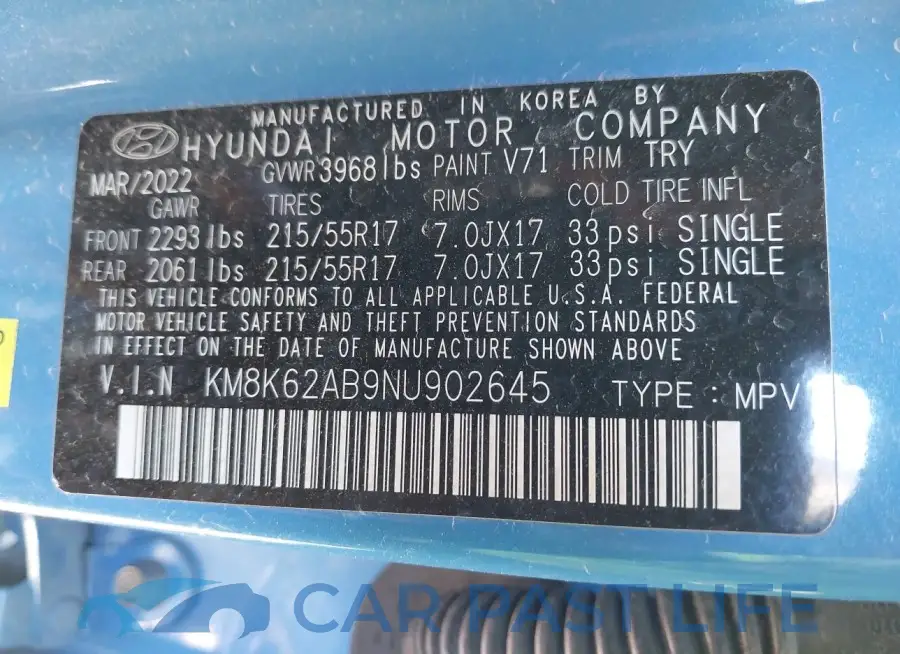 KM8K62AB9NU902645# 9