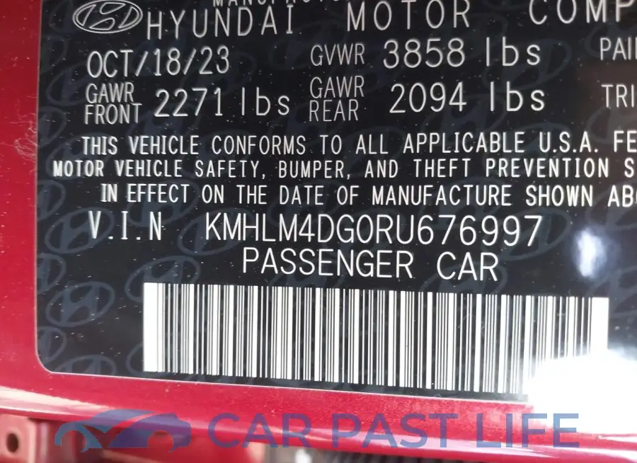 KMHLM4DG0RU676997# 9