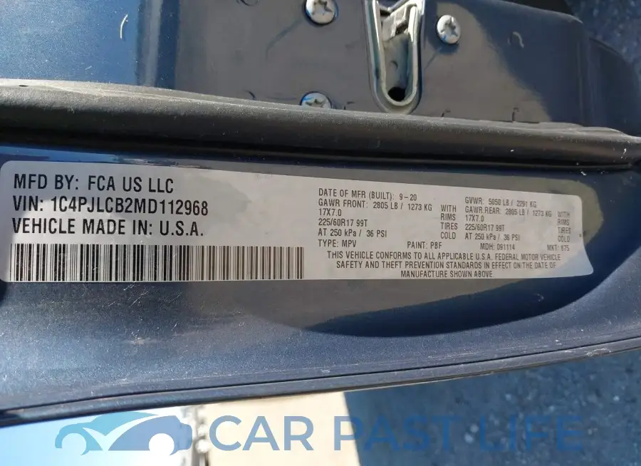 1C4PJLCB2MD112968# 9