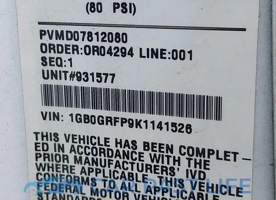 1GB0GRFP9K1141526# 8