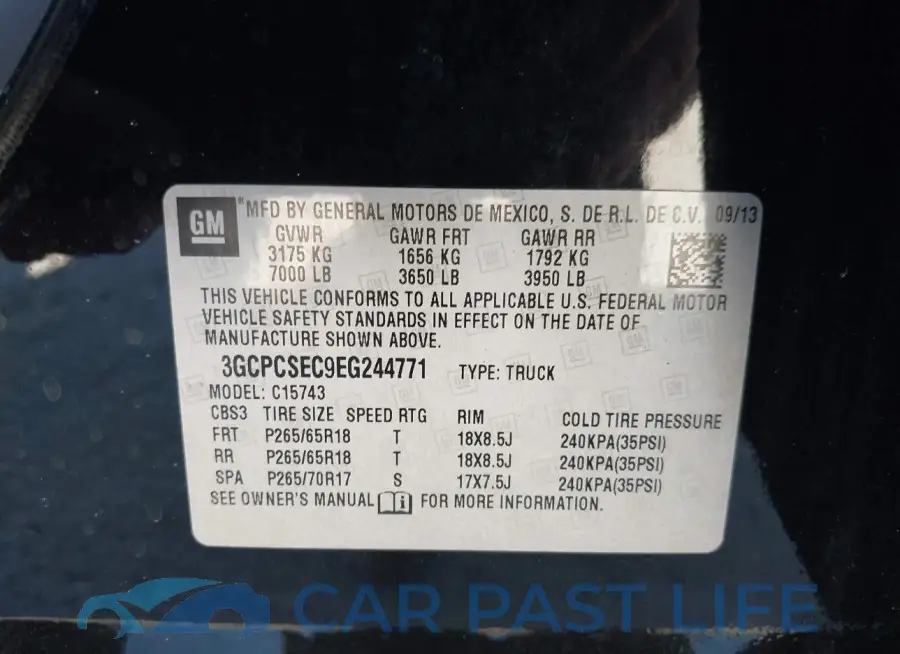 3GCPCSEC9EG244771# 9