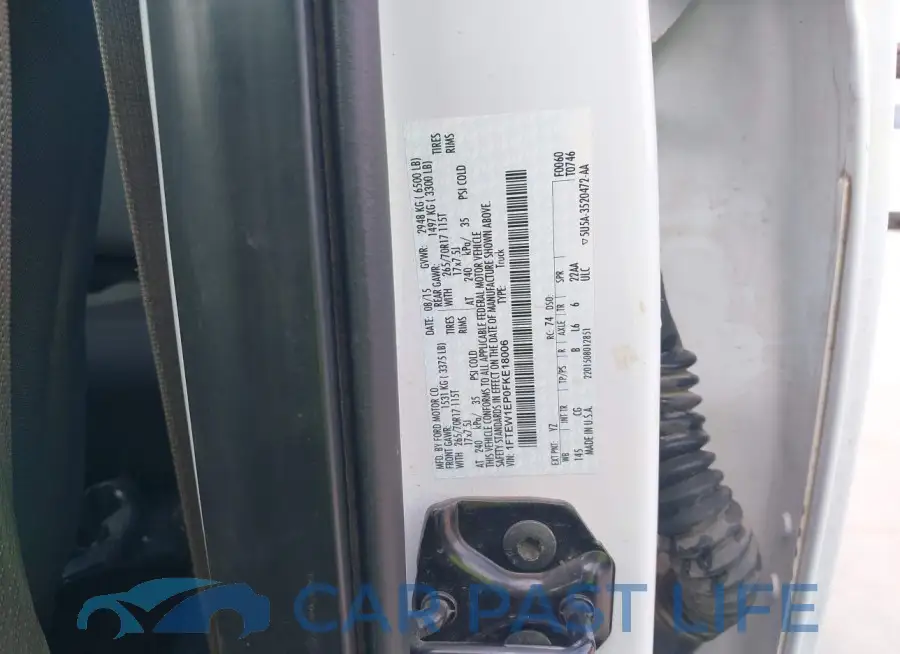 1FTEW1EP0FKE18006# 9