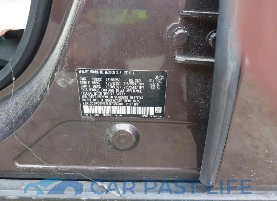 3CZRU6H52LM735380# 9