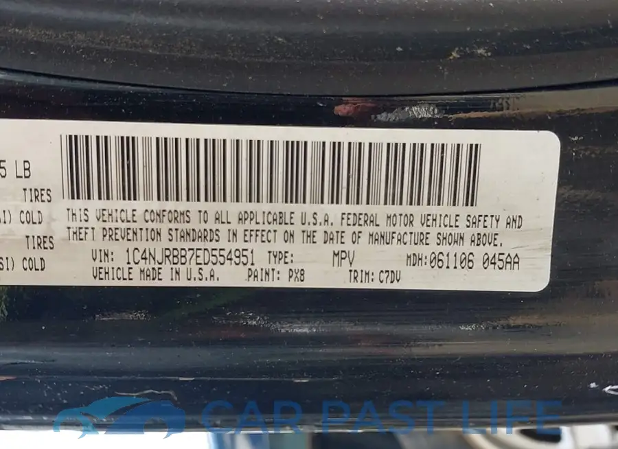 1C4NJRBB7ED554951# 9