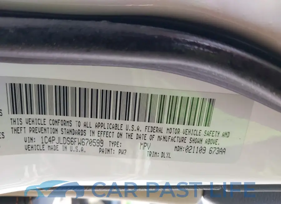 1C4PJLDS6FW670599# 9